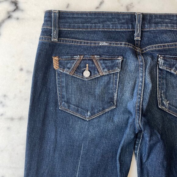 Paige Fairfax Flare Low Rise Denim - Picture 10 of 12